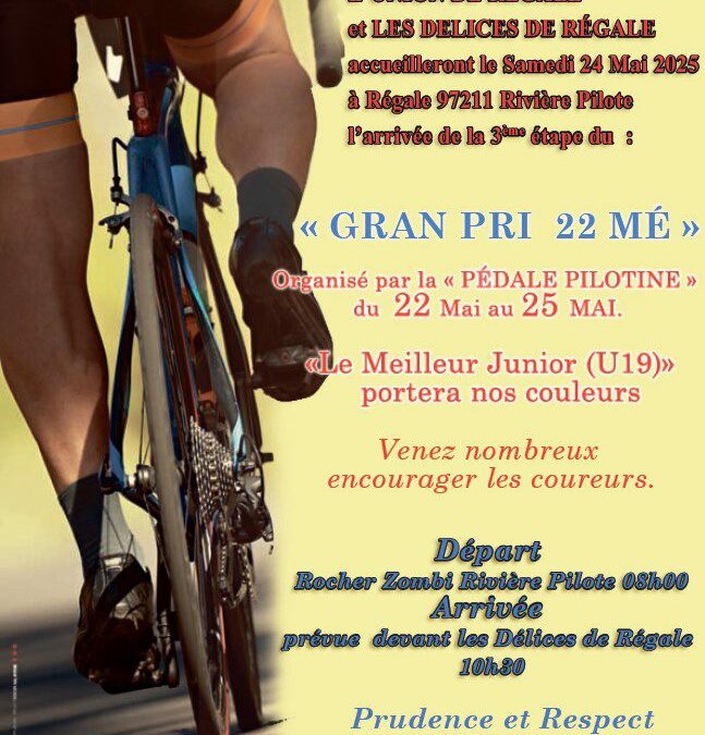 UNION DE RÉGALE – “Gran prix 22 Mè”
