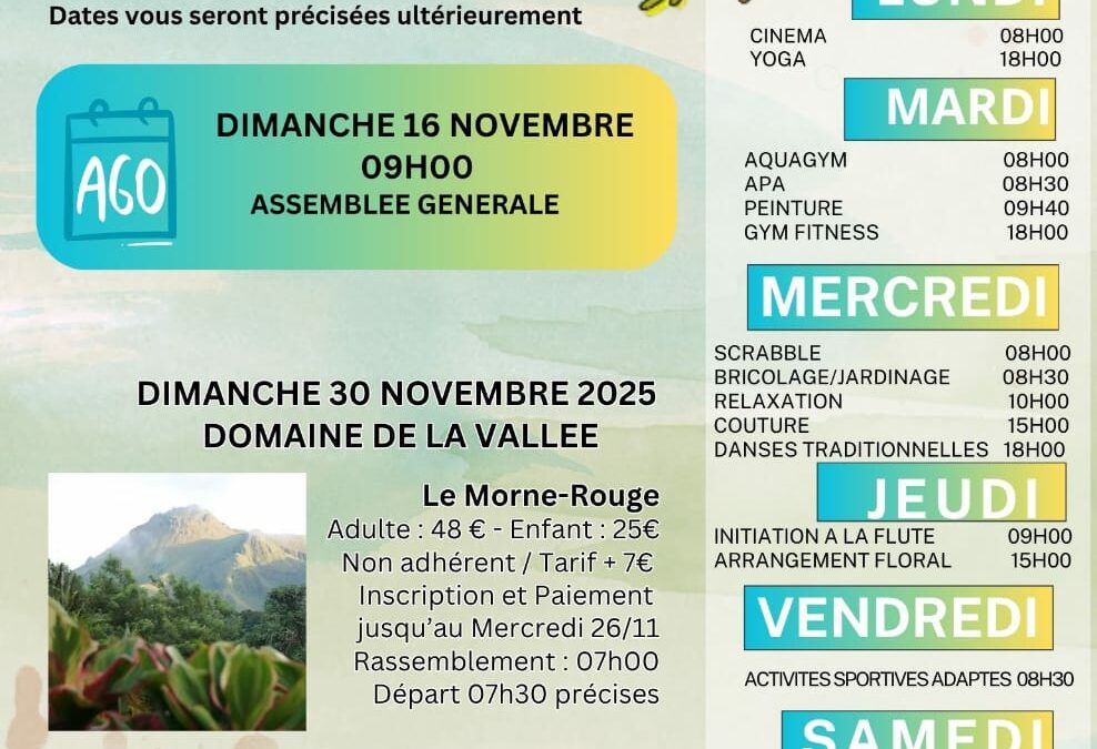 FR Bac – Assemblée Générale Ordinaire