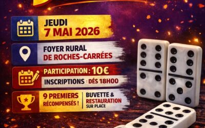 FR ROCHES-CARRÉES – TOURNOI DE DOMINOS