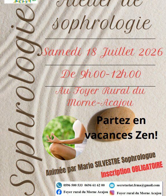 FR MORNE ACAJOU – ATELIER DE SOPHROLOGIE